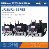 Thermal Overload Relay JR28(LR2-D) for AC Magnetic Contactor CJX2(LC1-D) LR2-D13(2.5-4A)  (4-6A)  (7
