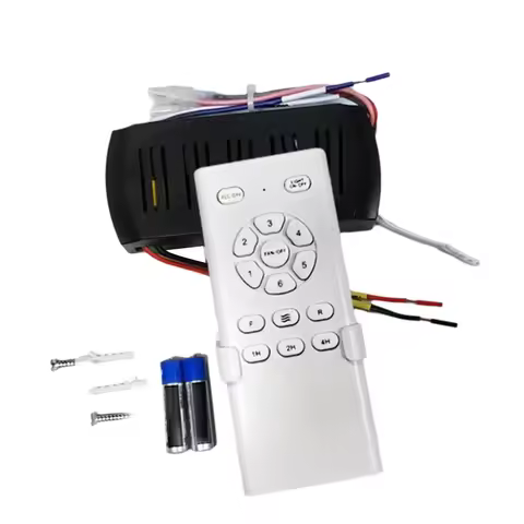 Frequency Conversion Ceiling Fan Remote Control Kit 6 Speed High Voltage Receiver Light Controller F
