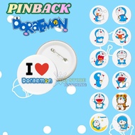 Doraemon pinkback bag accessories | Cute Doraemon Series Pin Aiq Store Bandung