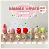 [Skirt ONLY] Double Layer Skirt for Sonny Angel Hippers | Sonny Angel Double Layer Hippers Skirt Son