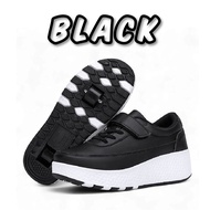 Roller Shoes Kasut Ada Roda Kick Roller Skates Shoes Kasut Roda Budak Roller Sneakers Shoes Kids Det