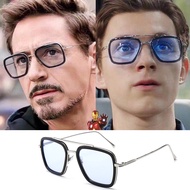 Sunglasses Avengers Tony Stark Flight Style Men's Sunglasses Men's Square Brand Design Sun Glasses I