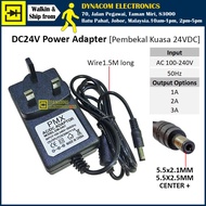 DC 24V 1A 24V 2A 24V 3A Power Adapter Power Supply Transformer Adapter Converter [Pembekal Kuasa 24V
