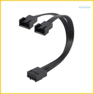 BTM 12V 4Pin PWM Fan Splitter Adapter Cable 1 to 2 Computer CPU Coolers Fan Splitter