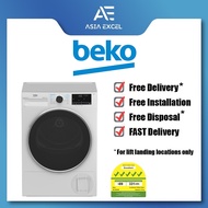 BEKO B5T4923IW 9KG WHITE FRONT LOAD HEAT PUMP DRYER