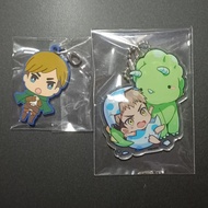 [OFFICIAL] Attack on Titan Shingeki no Kyojin Acrylic Rubber Keychain - Erwin Smith, Jean Kirstein
