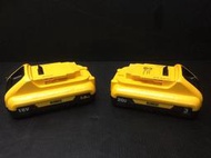 得偉最新款 市售版 DEWALT 原廠  20V  同18V 3.0 鋰電池有電量顯示  (20v 18v都通用 )