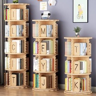 Simple Bookcase Place Solid Wood X3SL