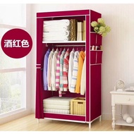 Multifunctional Wardrobe Closets Cabinets Clothes Hanging Rack for Student Dormitory Hostel with Dustproof Cover Almari Baju