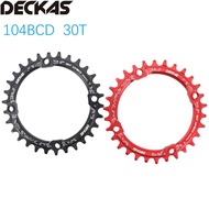 Deckas 104BCD Chainring Round Bike 30T Tooth MTB Bike Mountain Bike Chain Ring Chainwheel 104 BCD 30