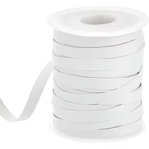 30 Yards Rubber Swimwear Elastic Band 6mm Wide White Elastic Band Swim Flat Band Rubber Band Elastic