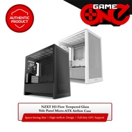 NZXT H3 Flow Tempered Glass Side Panel Micro-ATX Airflow PC Case