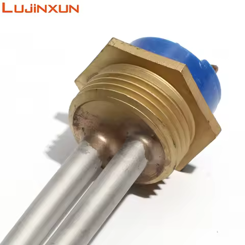 LUNJINXUN Electric Water Heating Element Foldback with Screw 1 Inch/DN25 BSP Thread 1KW/2KW/3KW/4KW/