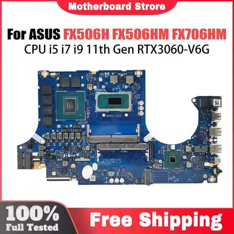 For ASUS TUF Gaming F15 FX506H TUF506HM F17 FX706H TUF706HM Laptop Motherboard DA0NJHMBAH0 i9-11900H