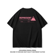 Team247 X Represent Fashionable Pure Cotton Short Sleeve T-Shirt Mens Summer Design Trendy Brand Cas