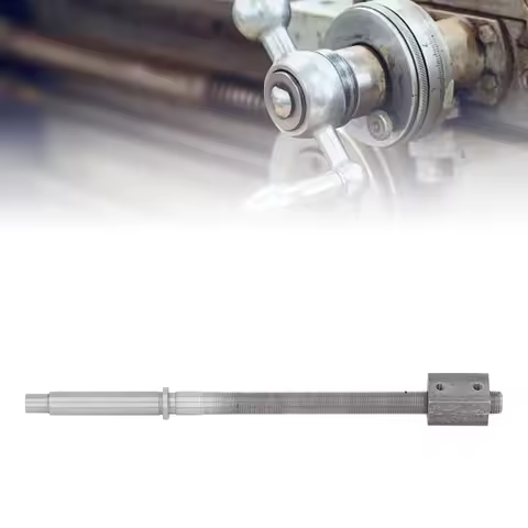 Crossed Slide Feed Screw Cast Iron Left Hand Thread Lathe Slide Feed Screw for 7x10 0618 CJ18 CJ0618