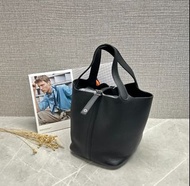99%新🆕 Picotin22 89 Noir 黑色 TC皮 Clemence皮 PHW 銀扣
