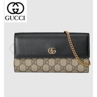 LV_ Bags Gucci_ Bag 546585 chain wallet Bumbags Long Wallet Chain Wallets Purse Clutche XTQ8