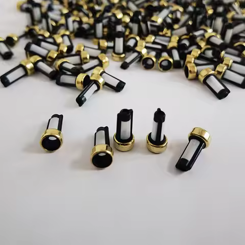 50/100pcs 6*3*12mm CF-101 Car Fuel Injector Micro Basket Filters Repair Kits Replacement Accessories