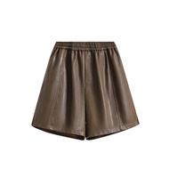 Quần Short Cao Cấp Cara CLUB Thời Trang Cỡ Lớn Cho Nữ Mùa Xuân 2025 Phong Cách Mới Quần Da Bắp Chân