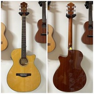 Guitar 結他 吉他 bass 電木  Ibanez AEG8E-NT Guitar 結他 吉他 電木  - 經過Setup ，好好彈 - 跟結他袋 -現售$1199 只有一支！超值價！快手優先！