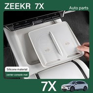 Suitable for 2025 Zeekr 7x Center console wireless charging silicone mat anti-slip mat car interior 
