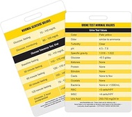 Lab Values and Glucose Lab Values Reference Vertical Badge Card - Excellent Resource for Nurses, Nur