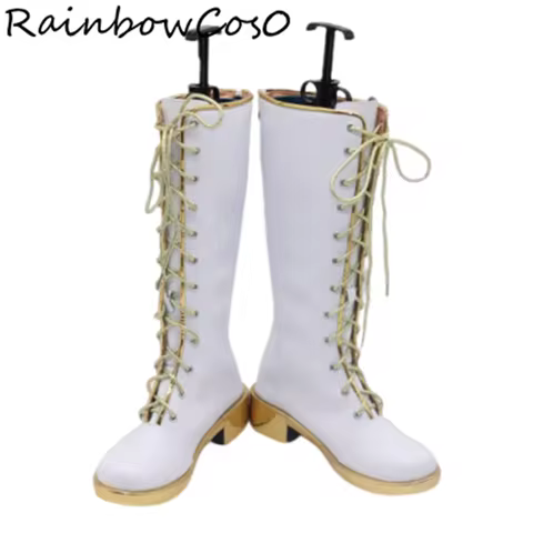 Rumi Cosplay Shoes Boots Game Anime Party Halloween RainbowCos0 W5027