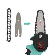 4/6/8/10/12 Inch Mini Steel Chainsaw Chain &amp; Guide Plate for Electric Electric Saw Accessory Replacement