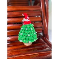 (REAL PHOTO) Zinc Velvet Christmas Tree, Set of Handmade Gift Materials, DIY Christmas Decoration.
