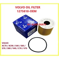 VOLVO OIL FILTER 1275810-OEM VOLVO XC70 / XC90 / S40 / S60 / S70 / S80 / V40 / C70 / V70