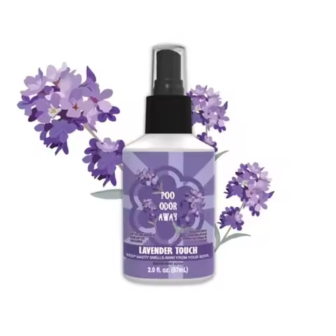 Pre-Poo Toilet Spray Lavender Scent Odor Eliminator 2.0 fl oz Bottle