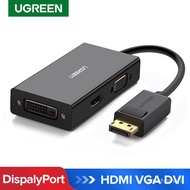 UGREEN 3 in 1 DP to HDMI VGA DVI Adapter 4K Converter 2MCw