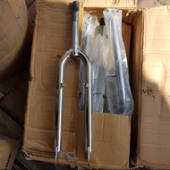Terbaru fork garpu sepeda MTB 26 spare part sepeda gowes putih