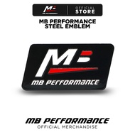 MB Performance Emblem Sticker Timbul & Harden