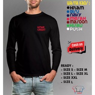 Long Sleeve T-Shirt Home Credit Small Logo Company Shirt