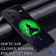 [ GT19 ZORO ] Softcase Xiaomi POCO F7& F7 PRO Case Glitter Mirror Sublime Silicone Xiaomi