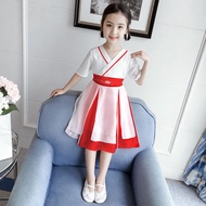 Rapid deliverySummer dress Hanfu dress fairy skirt princess skirt summer costume fashion girl