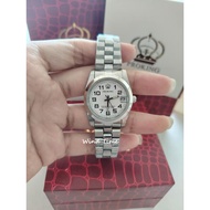 PROKING Jam Tangan Lelaki Silver – Analog Stainless Steel Watch Medium Size with Number Dial & Date