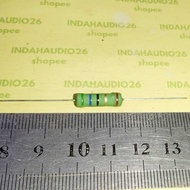 HIJAU 10PCS GREEN 56R 2W 1% METAL FILM resistor 56r 2watt 56 ohm 2 w 2 watt 1 percent 56 r 2w IJO GR