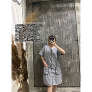 KATUN KK-3K MINI DRESS PREMIUM COTTON MATERIAL | LD 106 CM FIT TO L-3L