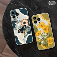 Case iphone 13 Pro Max 13 PRO 12 Pro Max 12 11 PRO 11 X XS XR 7 PLUS 8 PLUS 6 PLUS 7 8 IP 14 FLOWERS