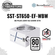 SilverStone Strider Essential 80 PLUS 230V EU 650W ATX Power Supply PSU - SST-ST650-EF-WBW