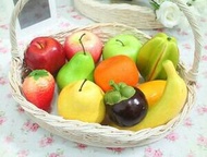 buah untuk pajangan jus/buah contoh etalase/buah mainan/buah-buahan