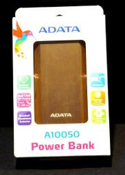 【夜野3C】ADATA 威剛 A10050 行動電源 10050mAh(香檳金) DCAQ2Q-A9007EYVA 行充