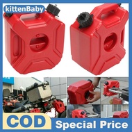 kittenBaby 3L รถจักรยานยนต์แบบพกพา Jerry CAN ถังแก๊สพลาสติกรถยนต์เชื้อเพลิงเบนซิน ATV gokart
