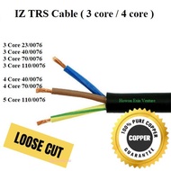 IZ 3 Core 4 Core TRS Flexible Cable Core 100% Pure Copper [PER METER]