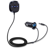 Universal Bluetooth Car Kit ฐานแม่เหล็ก MP3เครื่องเล่นเพลง3.5มม.AUX เสียง A2DP แฮนด์ฟรีเครื่องรับสัญญาณเพลงอะแดปเตอร์5V 2.1A USB Charger สำหรับรถยนต์