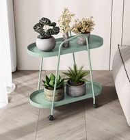 可移動多用途置物架@可移動客廳置身架@可移動雙層推車置物架@可移動多用途儲物架