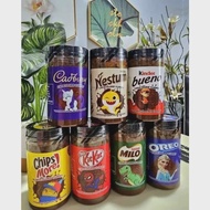 Chocojar Premium / Coklat Chocojar Murah Pelbagai Topping Sedap / Cocojar Borong Perisa Kitkat Daim Kinder Bueno Chipsmore Oreo